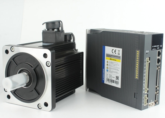 80MM 2.39N.M 750W 3 Phase Ac Servo Motor Dengan Driver Untuk Sistem CNC