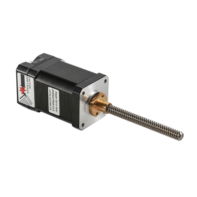 Jkongmotor NEMA 8/11/14/17/23/24/34 T5/T8/T10 Trapezoidal Thread Screw Linear Stepper Motor Dengan Motor Langkah Screw Lead