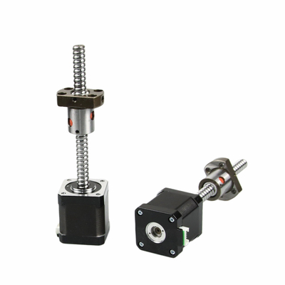 Jkongmotor NEMA 8/11/14/17/23/24/34 T5/T8/T10 Trapezoidal Thread Screw Linear Stepper Motor Dengan Motor Langkah Screw Lead