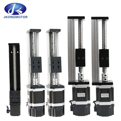 Jkongmotor NEMA 8/11/14/17/23/24/34 T5/T8/T10 Trapezoidal Thread Screw Linear Stepper Motor Dengan Motor Langkah Screw Lead