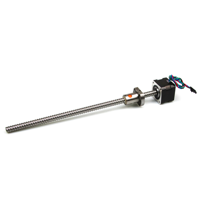 Jkongmotor NEMA 8/11/14/17/23/24/34 T5/T8/T10 Trapezoidal Thread Screw Linear Stepper Motor Dengan Motor Langkah Screw Lead