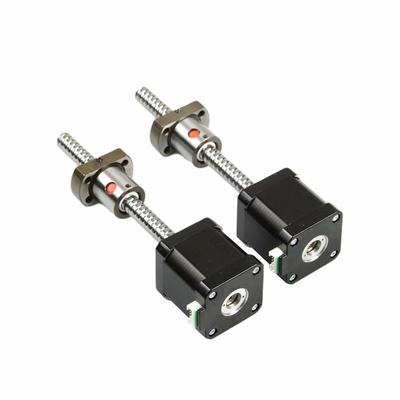 Jkongmotor 12V 24V NEMA 8 11 17 23 24 34 42 52 Mini Micro Ball Screw Linear Geared Closed Loop Stepper Motor dengan rem