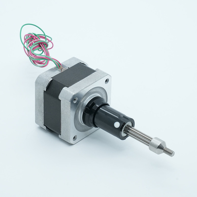 Jkongmotor 12V 24V NEMA 8 11 17 23 24 34 42 52 Mini Micro Ball Screw Linear Geared Closed Loop Stepper Motor dengan rem
