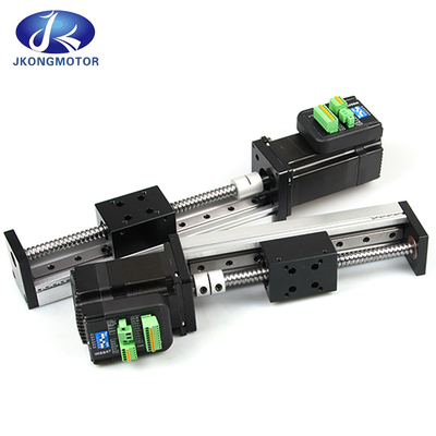 Jkongmotor 12V 24V NEMA 8 11 17 23 24 34 42 52 Mini Micro Ball Screw Linear Geared Closed Loop Stepper Motor dengan rem
