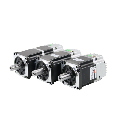 Jkongmotor 3000rpm 20W sampai 750W Canopen RS485 Servo Motor DC Terintegrasi dengan Encoder 17bit untuk Mesin Tekstil