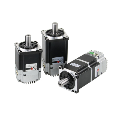 Jkongmotor 3000rpm 20W sampai 750W Canopen RS485 Servo Motor DC Terintegrasi dengan Encoder 17bit untuk Mesin Tekstil