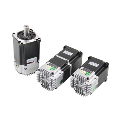 Jkongmotor Servo Motor DC Terintegrasi 24 36V 0,45nm 3000rpm 57X57mm 140W DC Servo Motors dengan RS485 Canopen untuk Tekstil