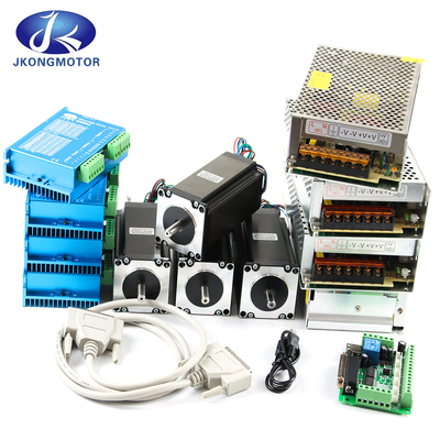 Jkongmotor 57bygh Electric Stepping Motor CNC Hybrid Geared Stepper Motor dengan Planetary Gearbox / Brake / Encoder