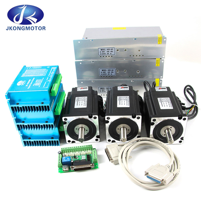 Jkongmotor Nema 11 17 23 24 34 Close Loop Hybrid Set Integrated Closed Loop Stepper Motor Dengan Encoder / Brake / Gearbox