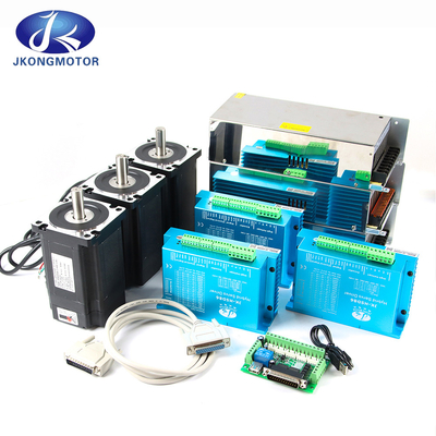 Jkongmotor Torsi Tinggi 12Nm Nema34 closed loop linear stepper motor untuk mesin seks dengan Encoder dan Driver