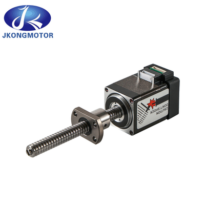 Jkongmotor Motor stepper linier Nema 11 17 23 34 Motor listrik linier dengan sekrup bola tahan lama