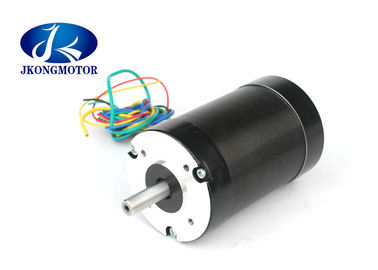 tegangan tinggi 80mm Putaran Brushless DC Electric Motor 3000RPM 110W - 440W Dengan 120 Derajat Sudut Listrik Poros Tunggal