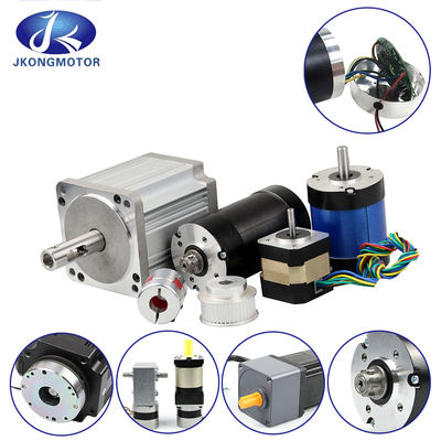 Jkongmotor OEM Produsen 56mm Torsi Tinggi Kecepatan Tinggi Rpm Mikro Kecil 12V 24V Mini Planetary Bldc Brushless Dc Motor Dengan Encoder