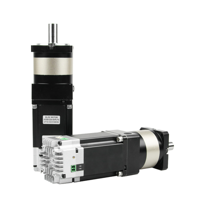 Jkongmotor Factory Nema24 60mm1.27nm DC Servo Motor 3000RPM 400W 48V Integrated Canopen Driver Untuk Robot Agv Otomatis