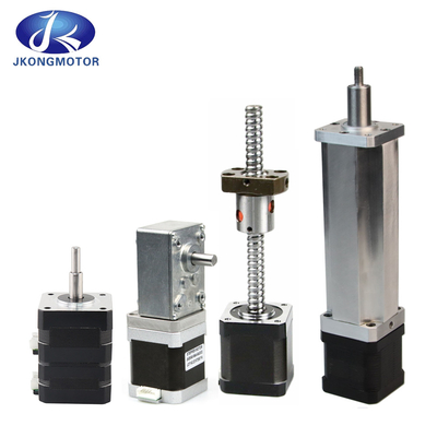 Jkongmotor Pabrik Cina Nema8 11 14 16 17 23 24 34 Motor Stepper Linear Dengan Sekrup Timah Untuk Printer 3D Motor Stepper Linear
