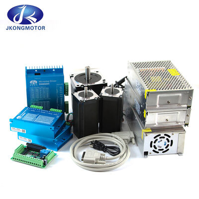 Jkongmotor OEM ODM Kustomisasi Hibrida Bipolar Unipolar Stepper Motor dengan Gearbox Encoder Rem Driver Terintegrasi
