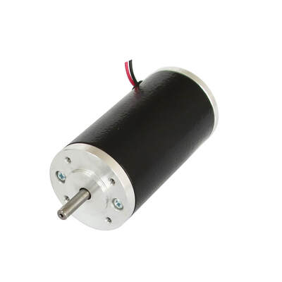 Motor DC Tipe Sikat 63mm Berkecepatan Tinggi 12V, Motor Mesin CNC 24V 7500rpm 314W