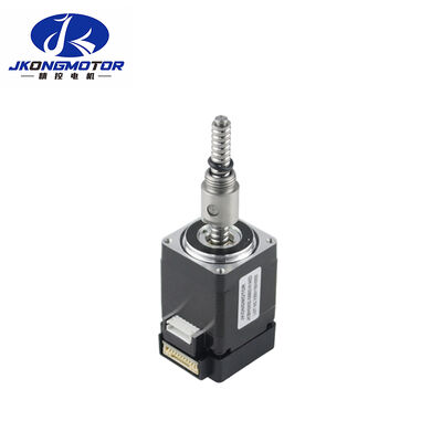Jkongmotor JKISC28 RS485 CANopen Integrated Closed Loop Linear Stepper Motor dengan built-in driver untuk Medical Dosing Actuator