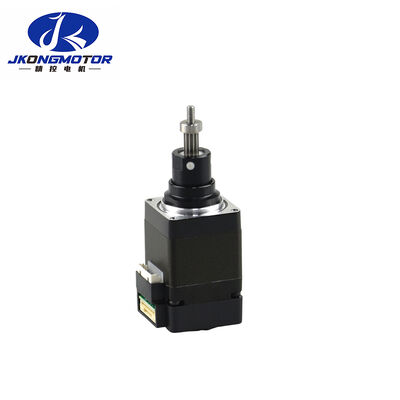 Jkongmotor JKISC28 RS485 CANopen Integrated Closed Loop Linear Stepper Motor dengan built-in driver untuk Medical Dosing Actuator
