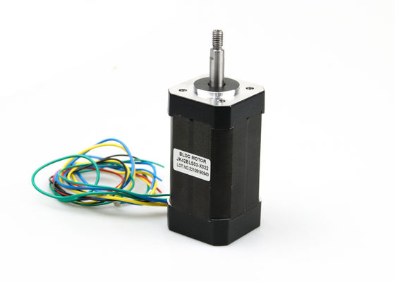 CE 24v 77.5w 4000rpm 42mm Motor DC Brushless Kecepatan Rendah Dengan Encoder