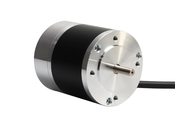Putaran 80mm 60w 0.28N.M 3 Phase Waterproof Brushless Dc Motor Dengan Pengontrol Terintegrasi