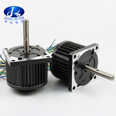 3 Phase 4 Poles 24V 60W BLDC Motor Untuk Hambatan Otomatis