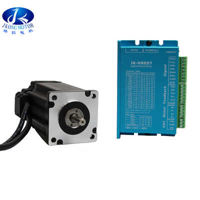 2 Phase 4Nm Nema 24 CNC Easy Servo Stepper Motor Dengan 1000 Line Encoder