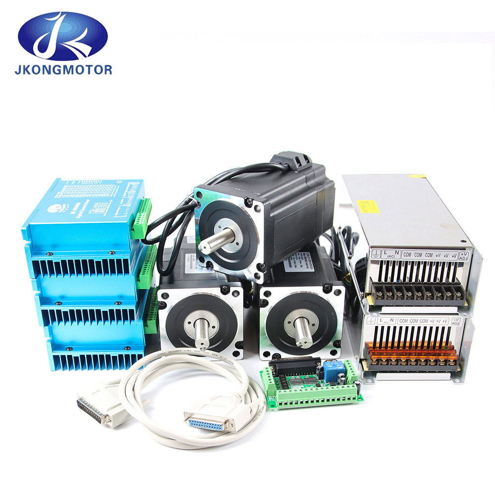 Jkongmotor Torsi Tinggi 12Nm Nema34 closed loop linear stepper motor untuk mesin seks dengan Encoder dan Driver
