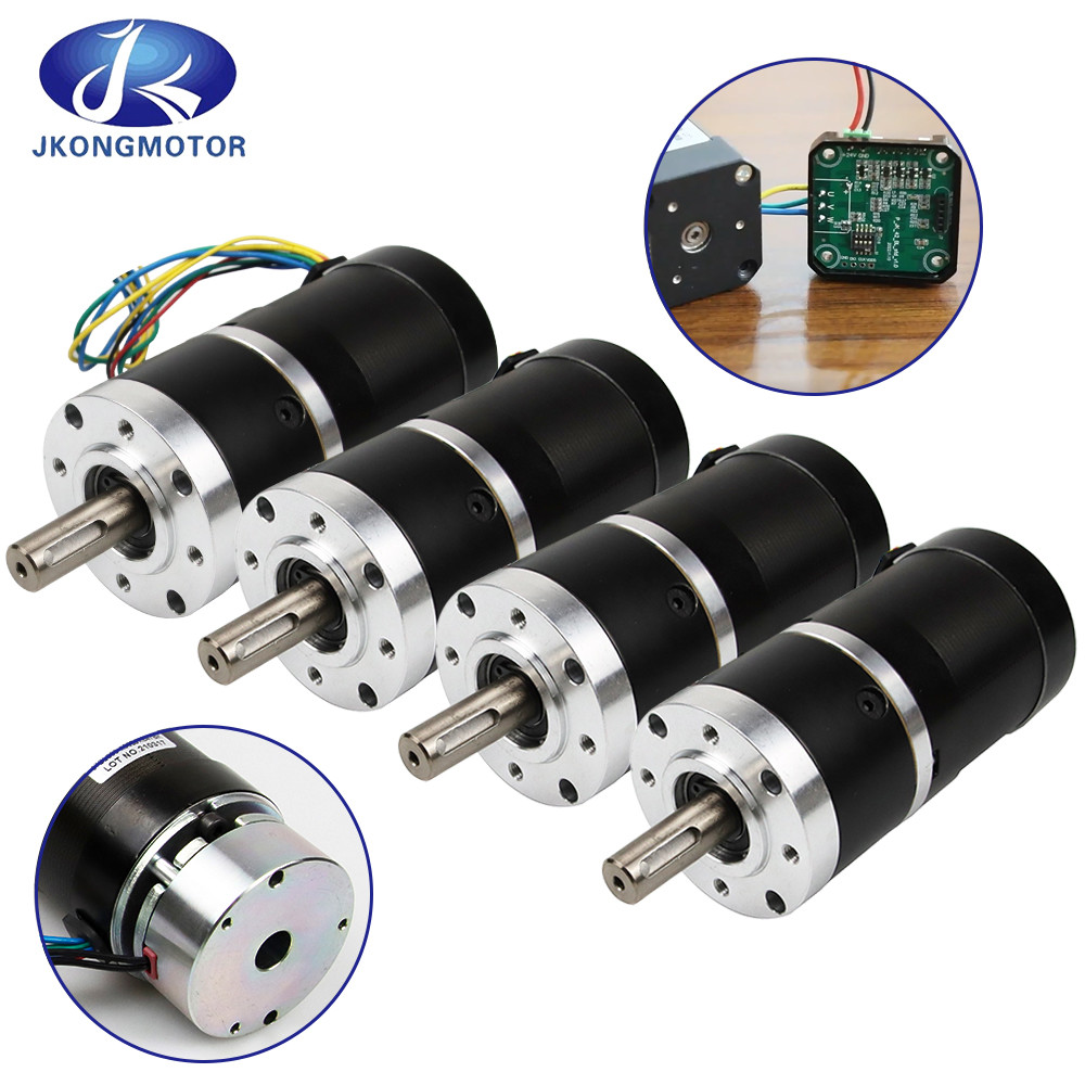 Jkongmotor Disesuaikan 24v 36v 48v BLDC Gear Motor 3000rpm 42 57 60 80 BLDC Brushless Dc Gear Motor Untuk Mesin Cnc