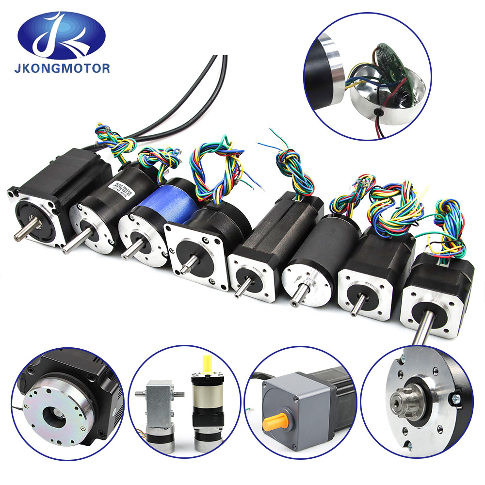 Jkongmotor JK42BLS005-X003 4000rpm Disesuaikan Bldc Brushless Dc Motor untuk Hammocks Bayi Cradle Otomatis dengan Encoder