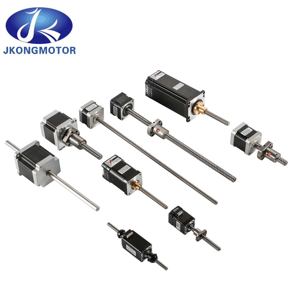 Jkongmotor OEM ODM Harga bagus Nema 8 11 14 16 17 23 24 34 Non Captive Non Captive Low Speed Electric Side Linear Actuator Stepper Motor