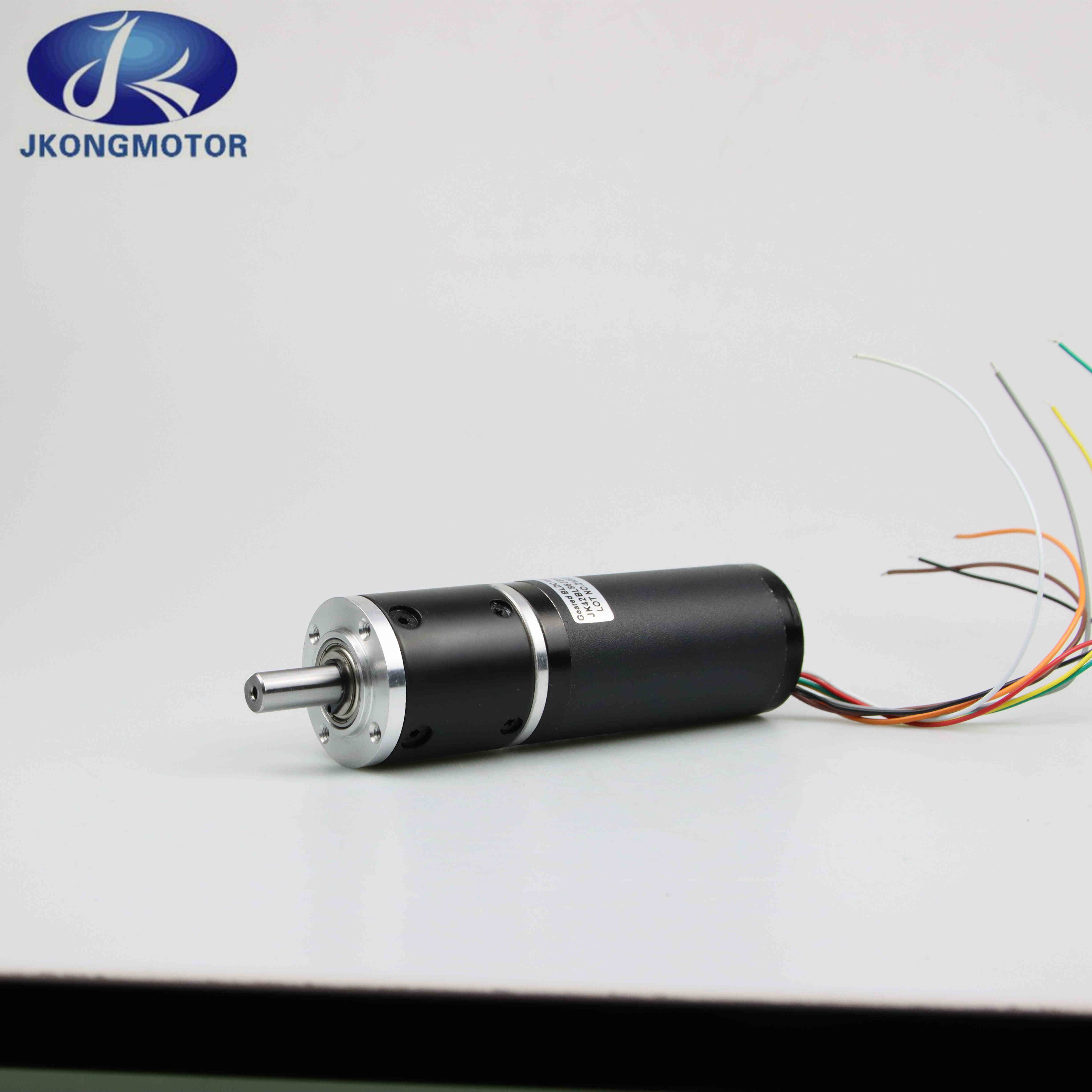 Performa Tinggi 24V 4000rpm Nema Bldc Motor Secara Elektronik Diputar