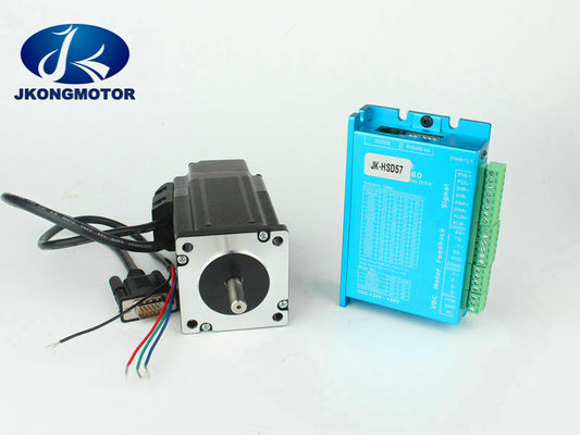 Motor stepper loop tertutup 57mm Nema 23 Stepper Motor dengan umpan balik encoder 2 Phase 4 Wire stepper motor loop tertutup